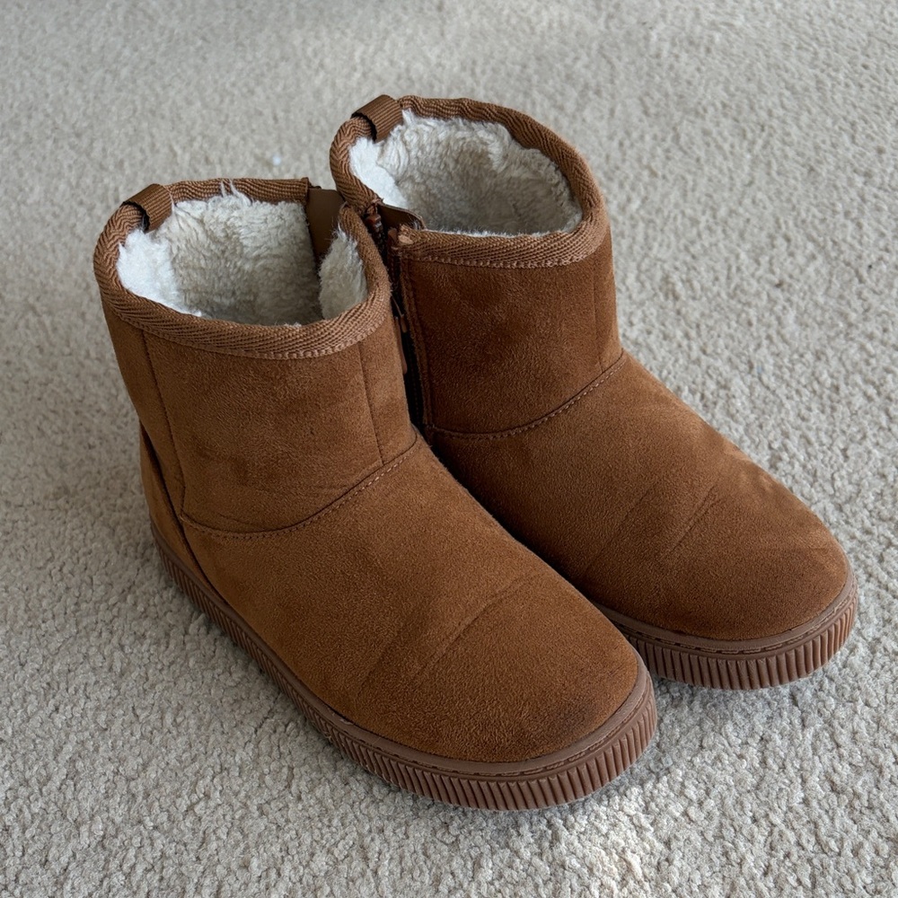 Cat & Jack Tan Ankle Boots